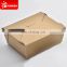 Disposable paper lunch takeaway food box design