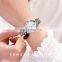 Skmei brand Q023 stainless steel wristwatches couple watch for men women
