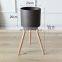 Latest Favourable Price Fancy New Luxury Garden Metal Plain Plants Flower Pot Outdoor
