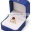 Custom Elegcnt  Octagonal Shape Blue Color  Pu Leather Bangle Box
