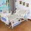 3 Functions Manual Medical 3 Cranks 4 Section Steel Punching Frame Fowler Hospital Beds With Mattress