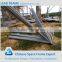 Low cost prefab steel space truss structure building