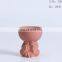 Amazon Hot Sale Head Shape Ceramic Flowerpot Plant Potted Pottery Ornaments Creative Cartoon Doll Succulent Flower Pot