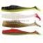 JOHNCOO Shad TPR Soft Bait Plastics Floating Fishing Lure 5.5cm/1.6g 6pcs Minnow T Tail