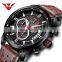 Free shipping NIBOSI Sport Watches for Men Blue Top Brand Luxury Military Leather Wrist Watch Fashion Chronograph Wristwatch