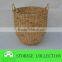 set of 3 handmade water hyacinth round laundry basket with liner