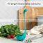Nessie Ladle Spoon -Turquoise Cooking Ladle for Serving SoupHigh Heat Resistant Loch Ness Stand Up Soup Ladle