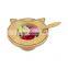 Heart Shaped Bamboo Plates Baby Toddler Suction Plate Bowl For Weaning Babies