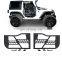 Tubular Half Doors with Reflection Mirrors For Jeep Wrangler JK 2 Door 2007-2017