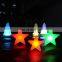 snowing Christmas tree lights led /event wedding rechargeable PE plastic led tree star snow led Christmas decorative lights