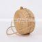 Round Purse Circle Bag water hyacinth handbag, Shopping Bag 100% woven Wholesale