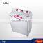 4.0kg two tubs decorated plastic washing machine with spin dryer                        
                                                Quality Choice