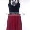Women Fashion dress Clothes Slim Waist Evening Dress Sleeveless Casual dress