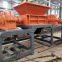 Philippines coconut shredder and straw bale shredder/plastic foil shredder/shredder double shaft
