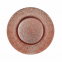 Embossed Rose Gold Glass Wedding Charger Plates Wholesale