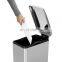 Good Quality Diaper Bin Metal Waste Kitchen Bathroom Commercial Slim Hotel Soft Close Pedal Stainless Steel Trash Can