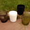 Fast Delivery Pressed Colorful Glass Drinking Tumbler