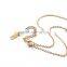 Wholesale Ballerina Necklace Latest Design Saudi Gold Jewelry Necklace