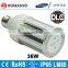 Best Selling IP65 LED Corn Light / UL 36W LED Corn Cob Bulb / E26 LED Corn Lamp