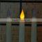 Flameless decorative wax LED Tapered candle light