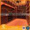Factory price wooden wine storage cabinet big floor wine rack