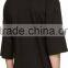 Men's Top Quality O-neck Blank Black Half Sleeve Tall Tshirts Wholesale