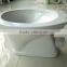Washdown Ceramic Small Size Economic Hand Flush Toilet W8016
