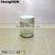 200ml Storage Jar Cylinder Plain Glass For Cosmetic Glass Jar With Lid