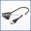 2.5" 3.5" HDD/SSD adapter USB 3.0 to SATA III 6Gbps Adapter Dongle cable with 12V DC interface
