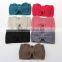 Fashion Cute Bowknot Flower Plain Knitting Lady Women Headband