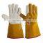 hand work golves,,Leather Welding Gloves (cow split welding glove)