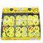 Always happy creative hello smile baby kids playing yellow eraser fancy toys