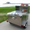 outdoor well structured mobile hot dog service cart/ hot dog push cart for sale