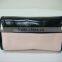 Ladies Polka Dot Cosmetic Bag / Black Pink PU Leather Cosmetic Bag