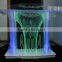 high qualtiy modern church pulpit with LED light, church pedestal pulpit, organic glass