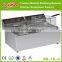 Counter Top Commercial Stainless Steel Electric Deep Fat Fryer For Fast Food Equipment
