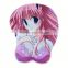 manufacturer vibrating breast girl mouse pad material