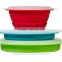 2015 Best Selling Collapsible Food Storage Containers/Plastic food storage container/Silicone Bento lunch box and bowls