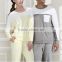 Wholesale Patchwork Pajamas O-neck Sleepwear Long Sleeve Pajama Sets