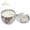 Scented Soy Wax Travel Tin Candle, round candle
