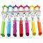 High margin products mini wired monopods with cable Christmas promotional gifts rainbow selfie stick with aux cable