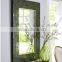 mosaic crackle dressing resin flocked wall mirror