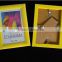 cheap wholesale colorful yellow color pvc plastic photo picture frame 10x12 12x18