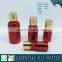 Red Electroplating Glass Essential Oil Bottle With Aluminum Cap