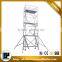 Mobile aluminium scaffold for high-rise buildings