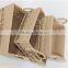 cute unique factory price gift food cotton hamper with cotton lining