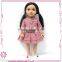 Fashion Plastic Vinyl half cloth body doll toys , PVC vinyl doll for girls
