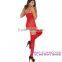 Red Heart Cutout Suspender japanese nylon body stockings