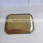 best selling practical and decorative metal tin tray