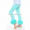 (CP608#) New boutique solid color baby pants with polka dot printing for children leggings